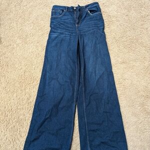 Reformation Dark Blue Flare Jeans